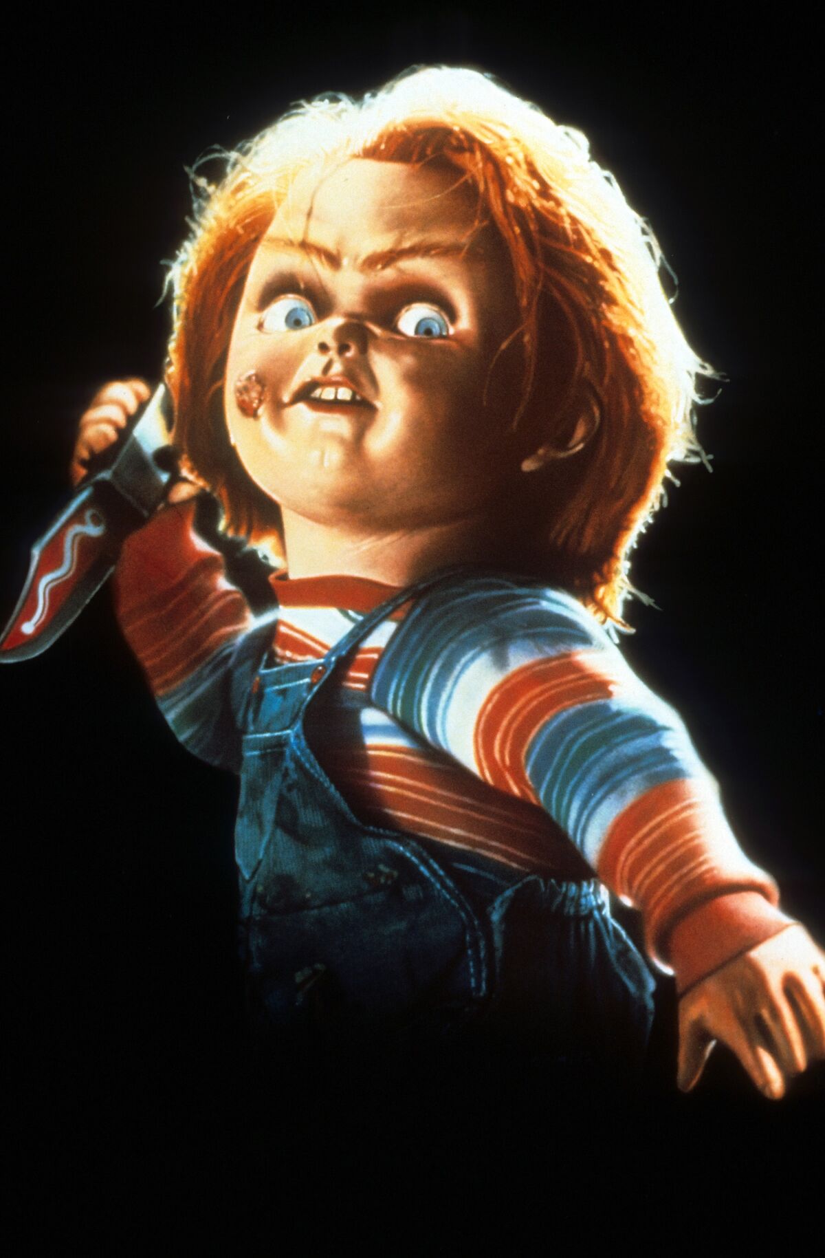 Curse Of Chucky - Scarred Chucky Plastic Mask w/ Hair