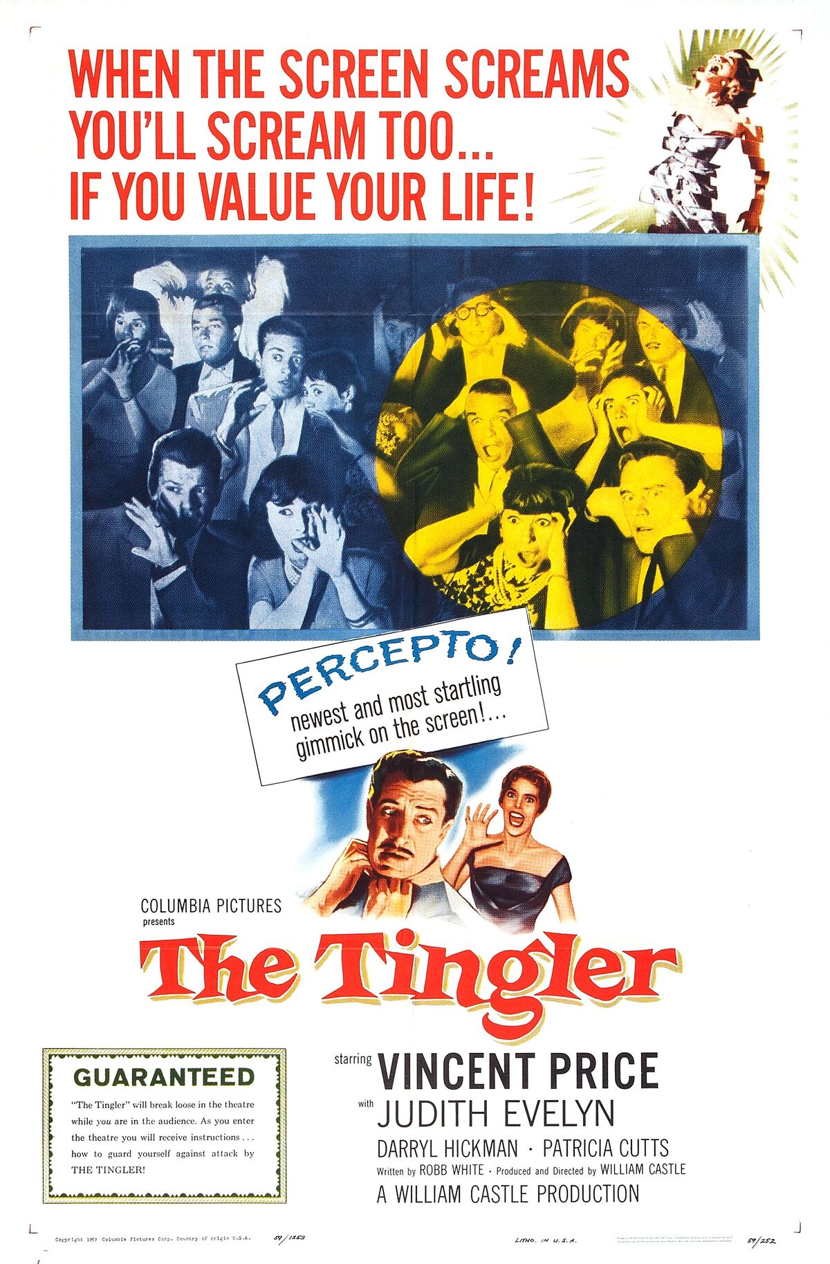 The Tingler (1959) | Horror Film Wiki - Fandom