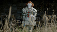 Pennywise the Dancing Clown haunting Eddie Kaspbrak