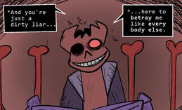 Gilded_Pleasure: Horror Sans With Dog Roses - Color Version!