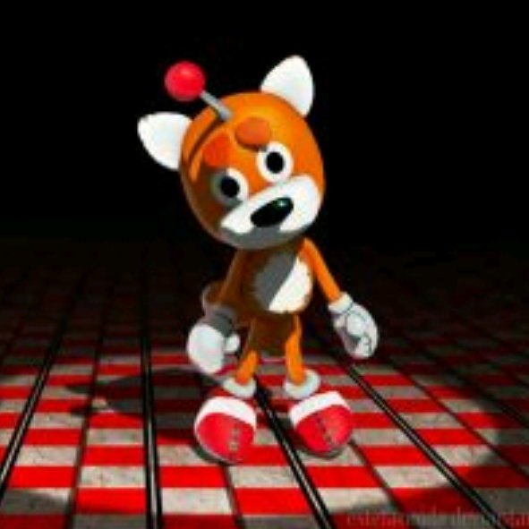 Creepypasta Tails Doll confronts at Sonic R Tails by Abbysek on