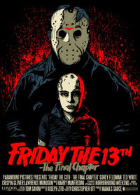 Friday the 13th- The Final Chapter; Poster with Tommy Jarvis