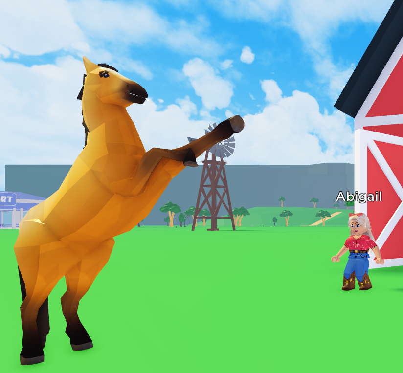 Roblox - ROTINA NA FAZENDA (Horse Valley BETA) 