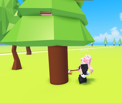 Woodcutting Horse Valley 2 Roblox Wiki Fandom - wood cutting simulator roblox