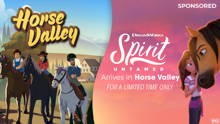 DreamWorks Spirit - Ride with Spirit in the Horse Valley Roblox game  celebrating the release of #SpiritUntamed, in theaters June 4 🐴  #DreamWorksSpirit