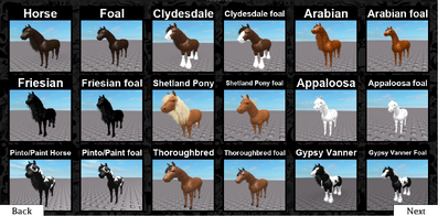 Breeds Horse World Wiki Fandom - roblox horse world tiger horse