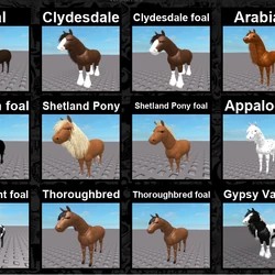 Horses, Roblox The Survival Game Wiki