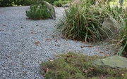 Crushed stone mulch