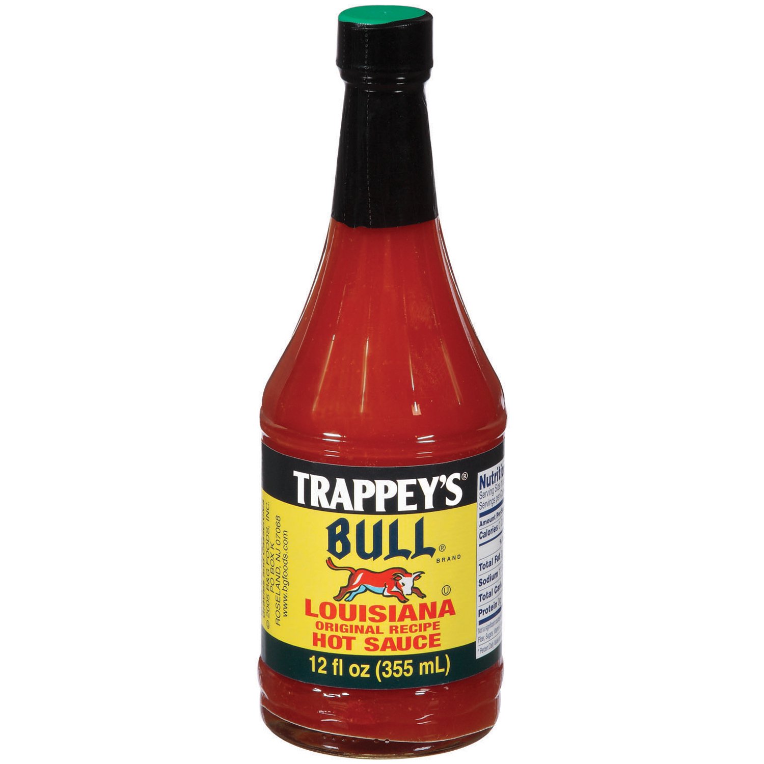 Trappey's Bull Louisiana Hot Sauce 2 PACK 6 oz /ea Original Recipe  Jalapeno Peps