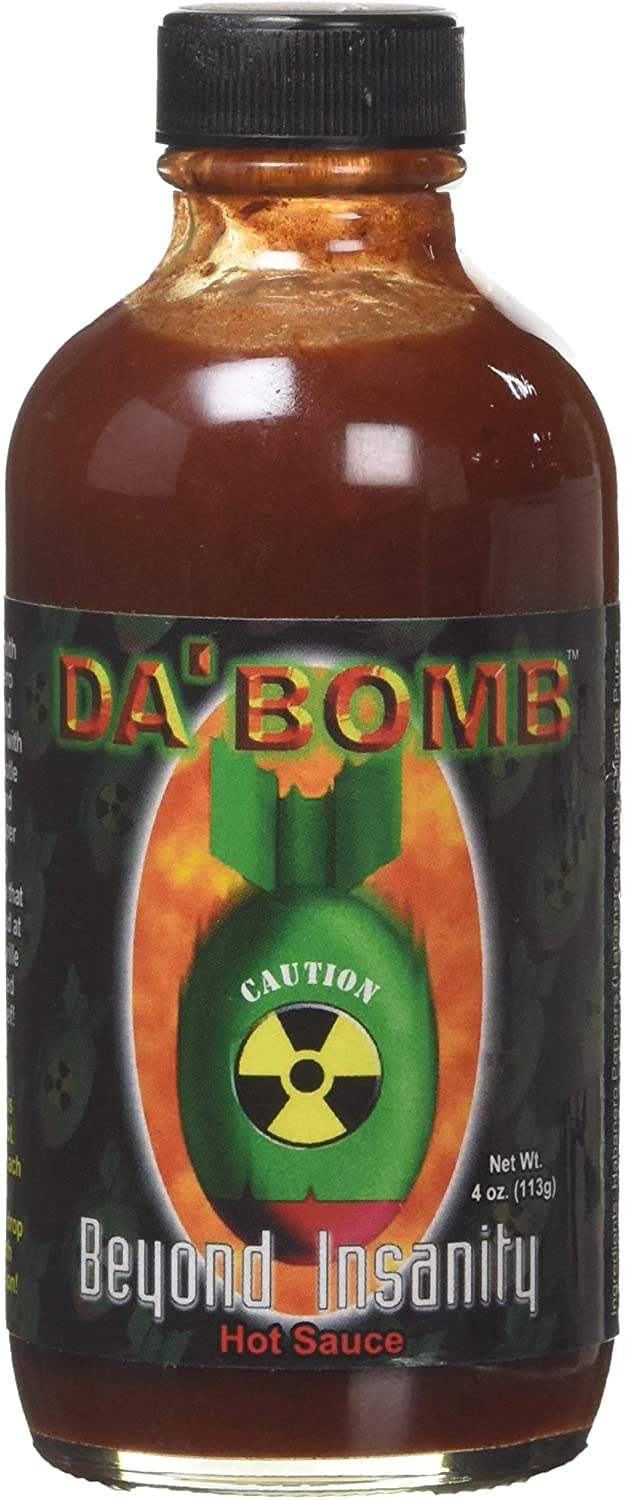 How bad is “Da Bomb” hot sauce? 