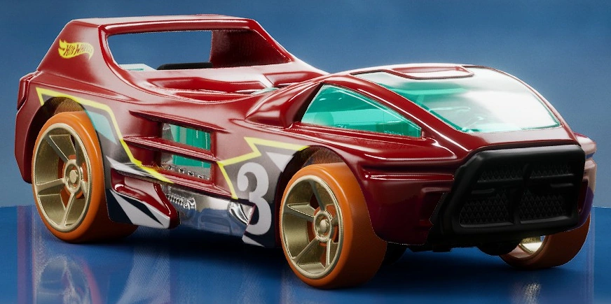 Hot Wheels Id Night Burner - NFC Enabled Smart Car For Digital Racing & Track Performance Tracking