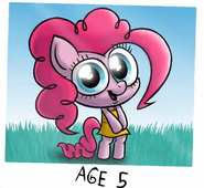 Pinkie Pie at 5 years, 3 months, 5 weeks, 3 days.