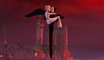 Dracula carrying Ericka