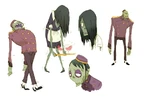 Concept art of the Zombies.