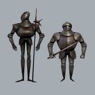 Concept art the Suits of Armor