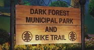The park's sign