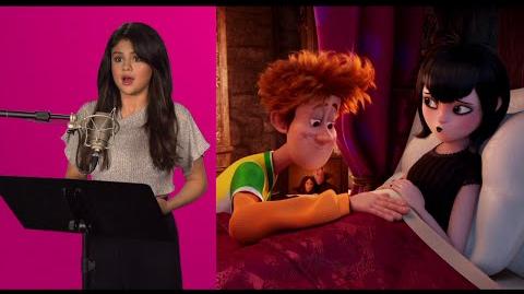 Behind the scenes with Selena Gomez (Mavis), Andy Samberg (Johnny), Kevin James (Frankenstein), and more!