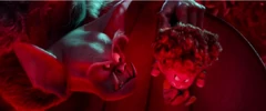 Bela causes Dennis to unlock his vampire side