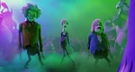 (left to right) Beethoven, Mozart and Bach at Mavis' party