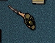 A Security Guard aiming a magnum.