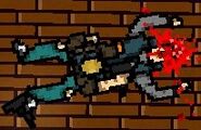 Manny Pardo executing a Gang Member with an Uzi.