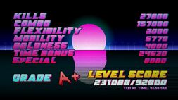 Hard Mode Scoring Screen.