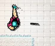 Biker throwing one of his Throwing Knives