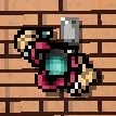 Biker wielding the Cleaver in Hotline Miami 2.
