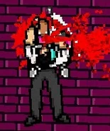 The Son performs his unique Machete execution on a Colombian.