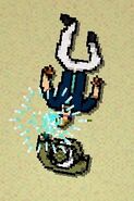 An Inspector deploying a taser and incapacitating H.M. Hammarin.
