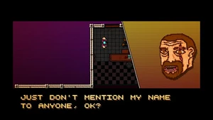 Scarface tries to keep his hands clean.