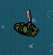 A Soldier wielding a machete.