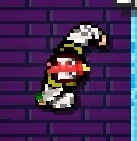 Jacket wielding a Throwing Knife