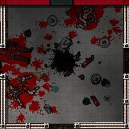 The blown up meth lab on the second floor.