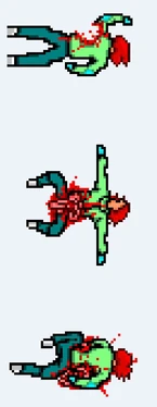 Richter' sprites found in the level editor.