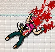 Jacket executing Biker with the Golf Club.