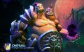 Cho'gall en la pantalla del menú principal.