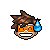 Tracer Embarrassed Emoji