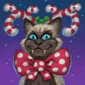 Festive Mr. Bigglesworth Portrait