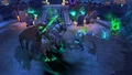 Xul luchando contra el Jinete decapitado.