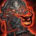 Corrupted Tombstone Portrait