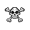 In Memorium Skull and Crossbones Emoji