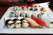 Sushi platter