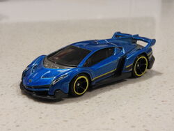 HOT WHEELS Lamborghini Veneno green exotics series 165/365 6/10