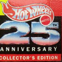 hot wheels 25th anniversary collector's edition