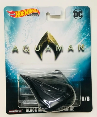 hot wheels black manta