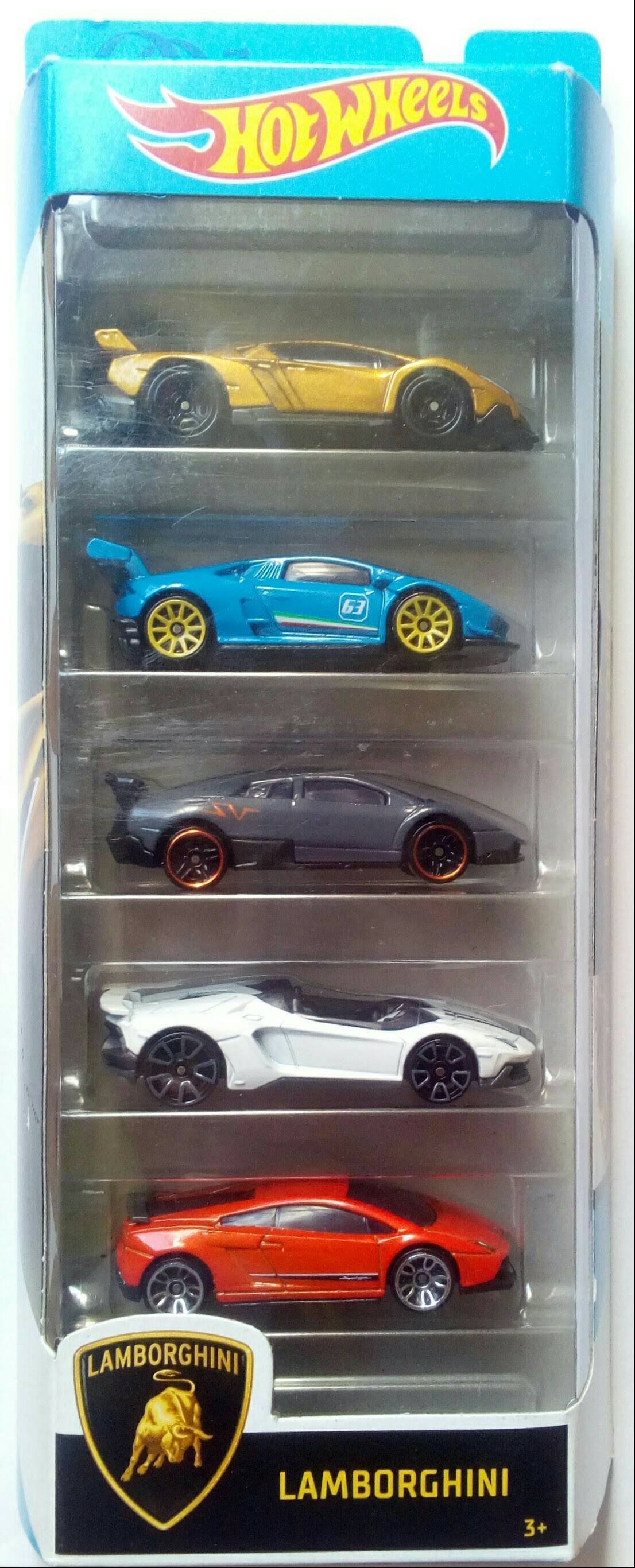 hot wheels lamborghini 5-pack 2020