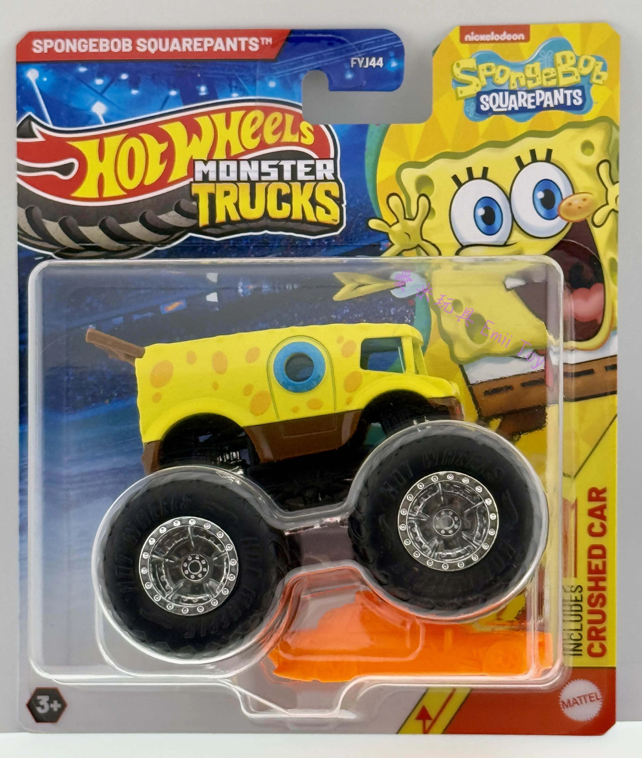 2025 SpongeBob SquarePants (Monster Truck) (Yellow &Amp; Brown)