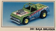Based on a color image of the same prototype, it's evident that this car was replaced by Path Beater in the California Custom Series (1990 Mattel Catalog)