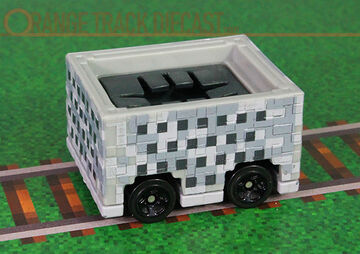 Hot wheels minecraft cart figures sales